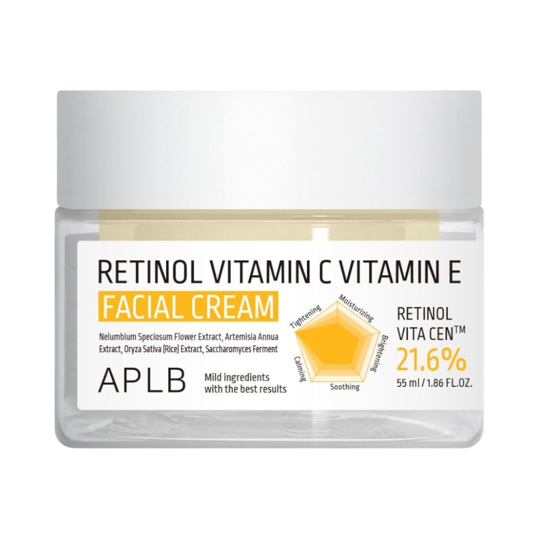APLB - Retinol Vitamin C Vitamin E Facial Cream - 55ml