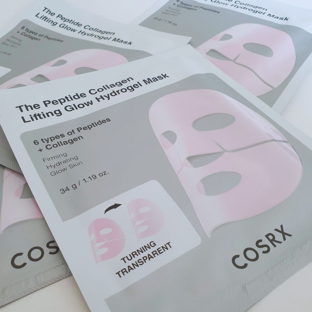 COSRX-Peptide Collagen Glow Hydrogel Mask-fátyolmaszk