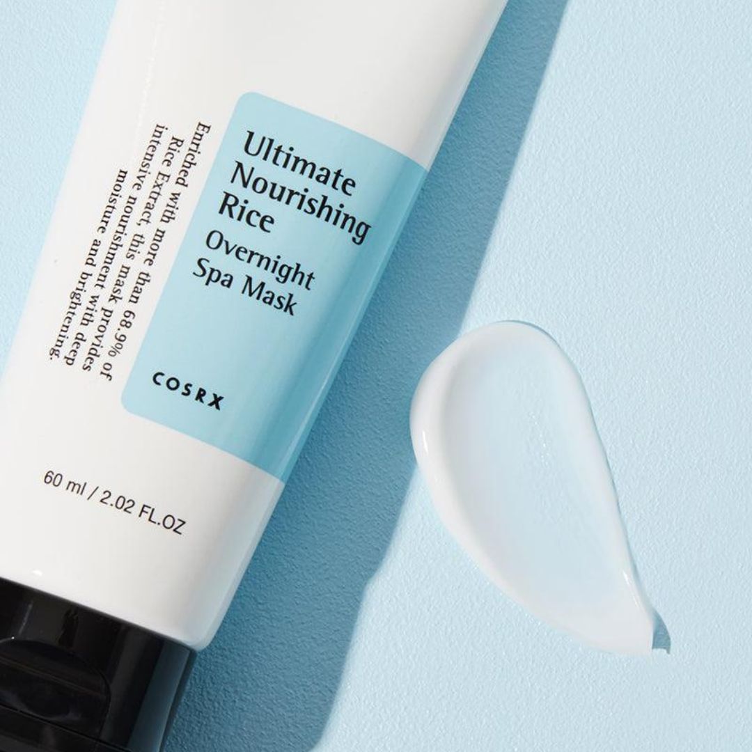 COSRX-Ultimate-Nourishing-Rice-Overnight-Mask-Koreai arcmaszk