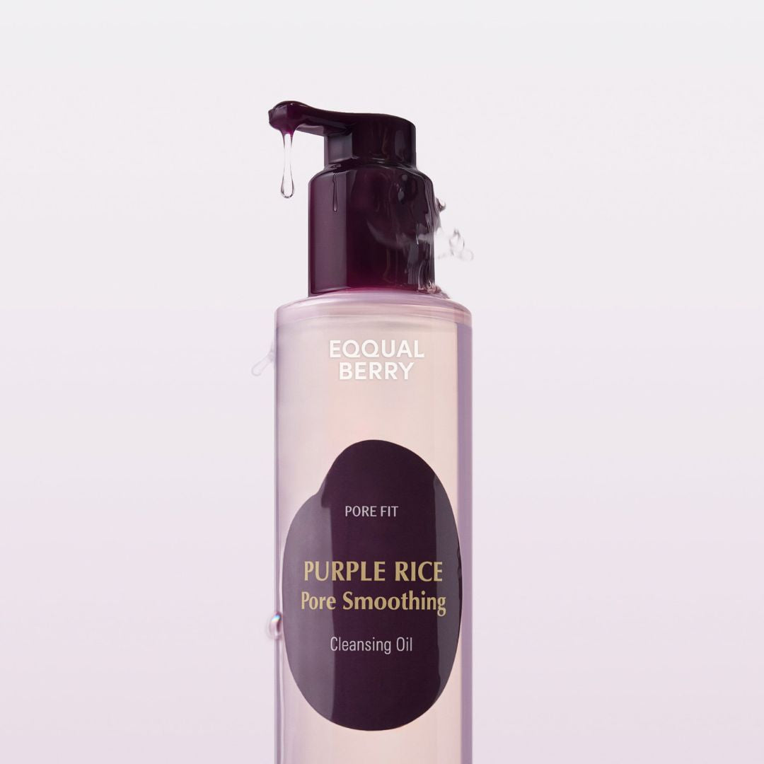 EQQUALBERRY Purple Rice Pore Smoothing Cleansing Oil arctisztító olaj