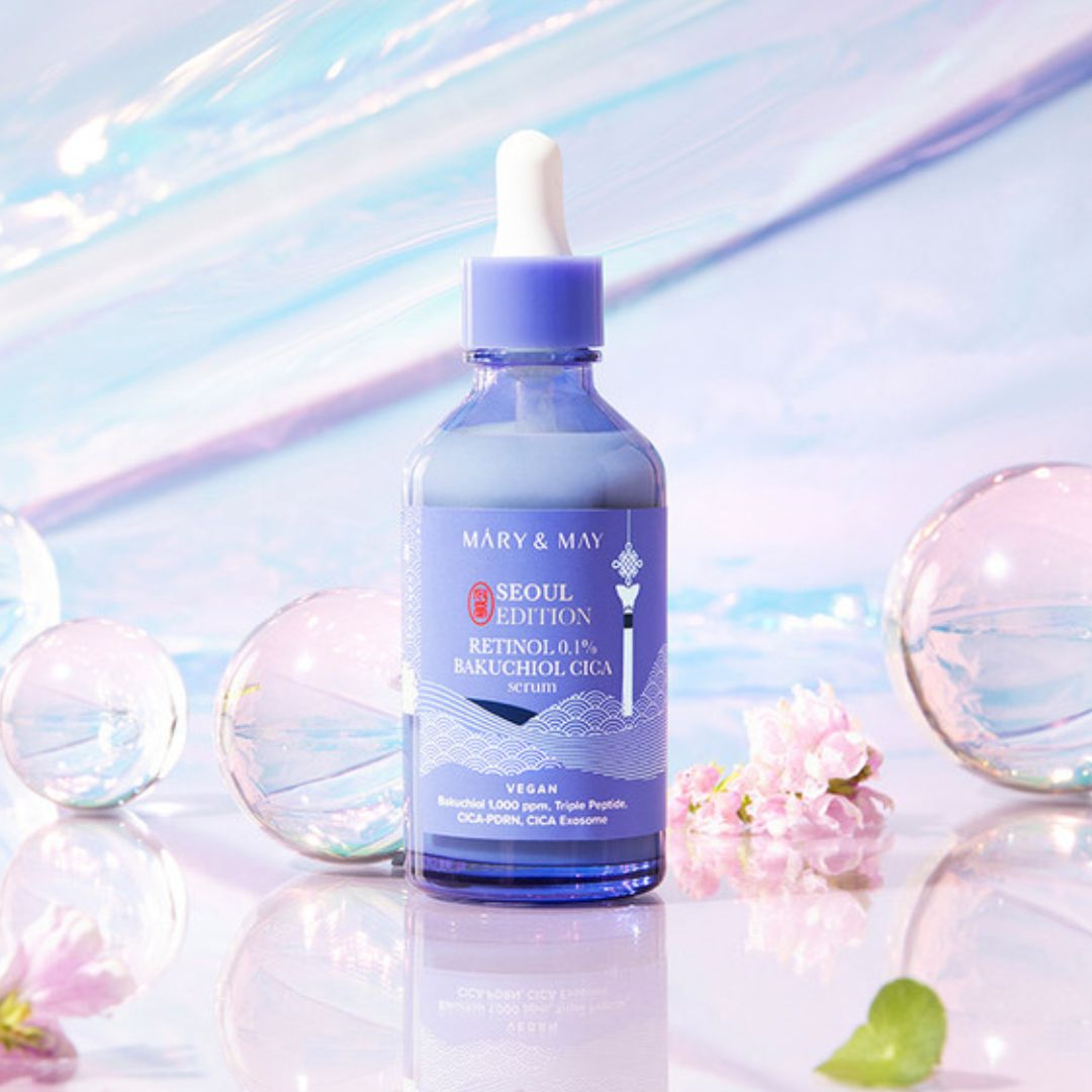 Mary&May - Retinol 0.1% Bakuchiol CICA Serum - Kezdő retinol szérum - 80ml