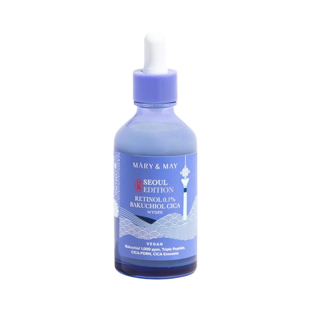 Mary&May - Retinol 0.1% Bakuchiol CICA Serum - Kezdő retinol szérum - 80ml