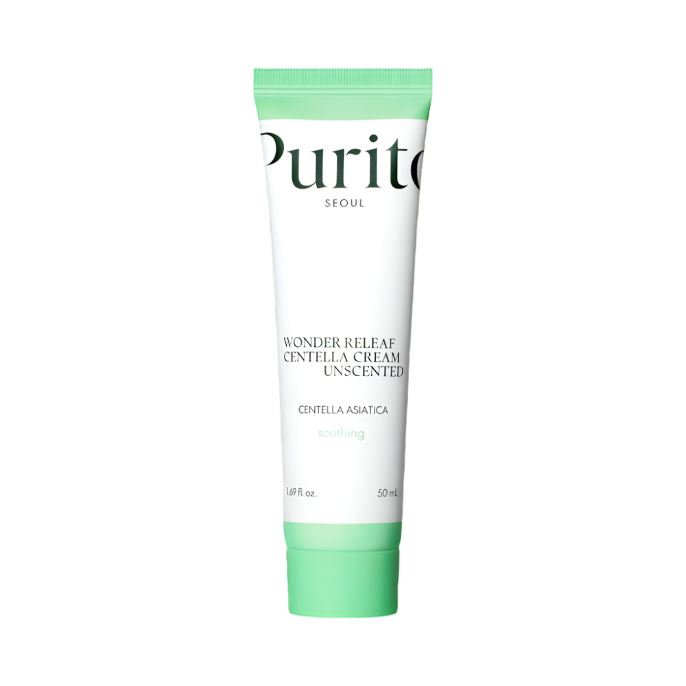 Purito SEOUL - Wonder Releaf Centella Cream Unscented - Regeneráló arckrém