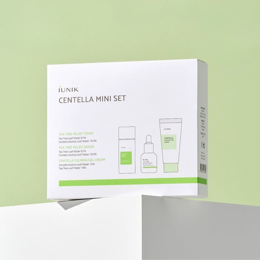 iUNIK - Centella Mini Set - bőrnyugtató arcápoló szett
