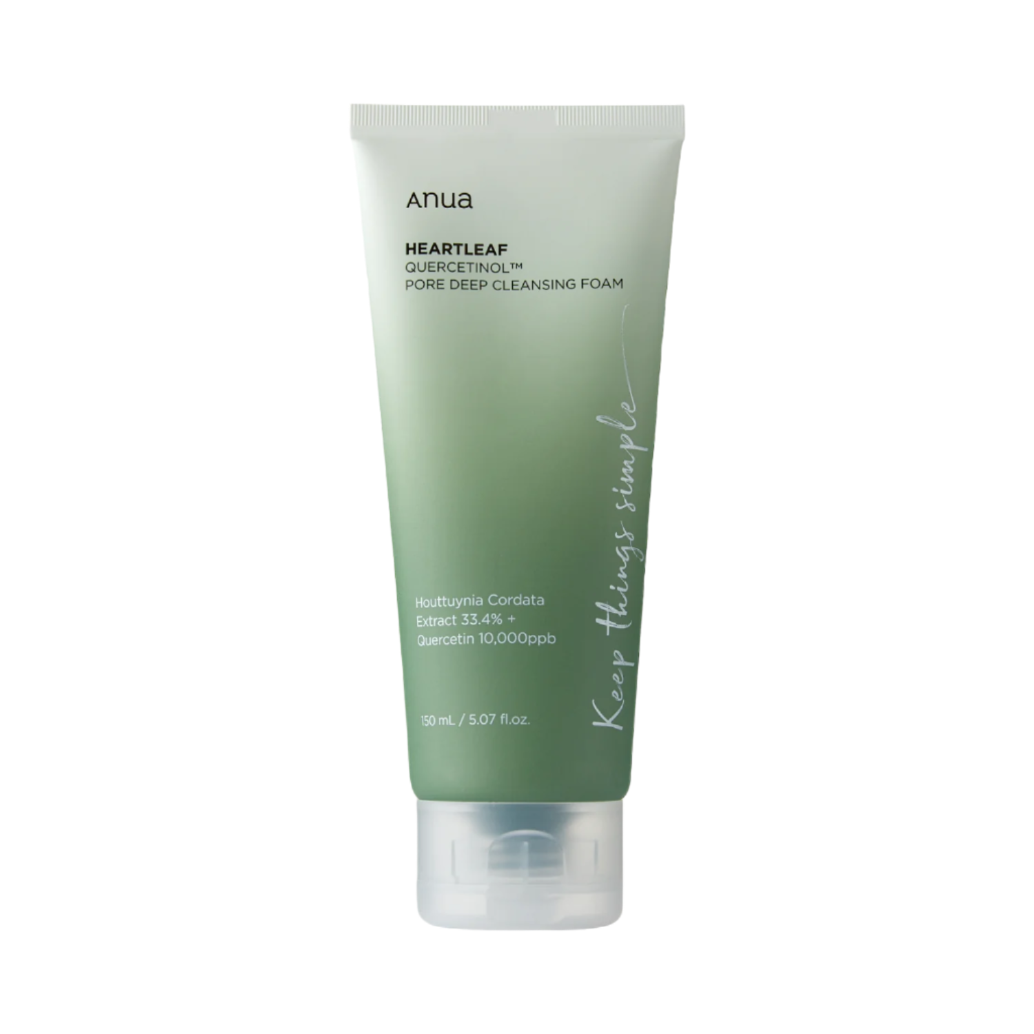 Anua - Heartleaf Quercetinol Pore Deep Cleansing Foam - Arctisztító hab