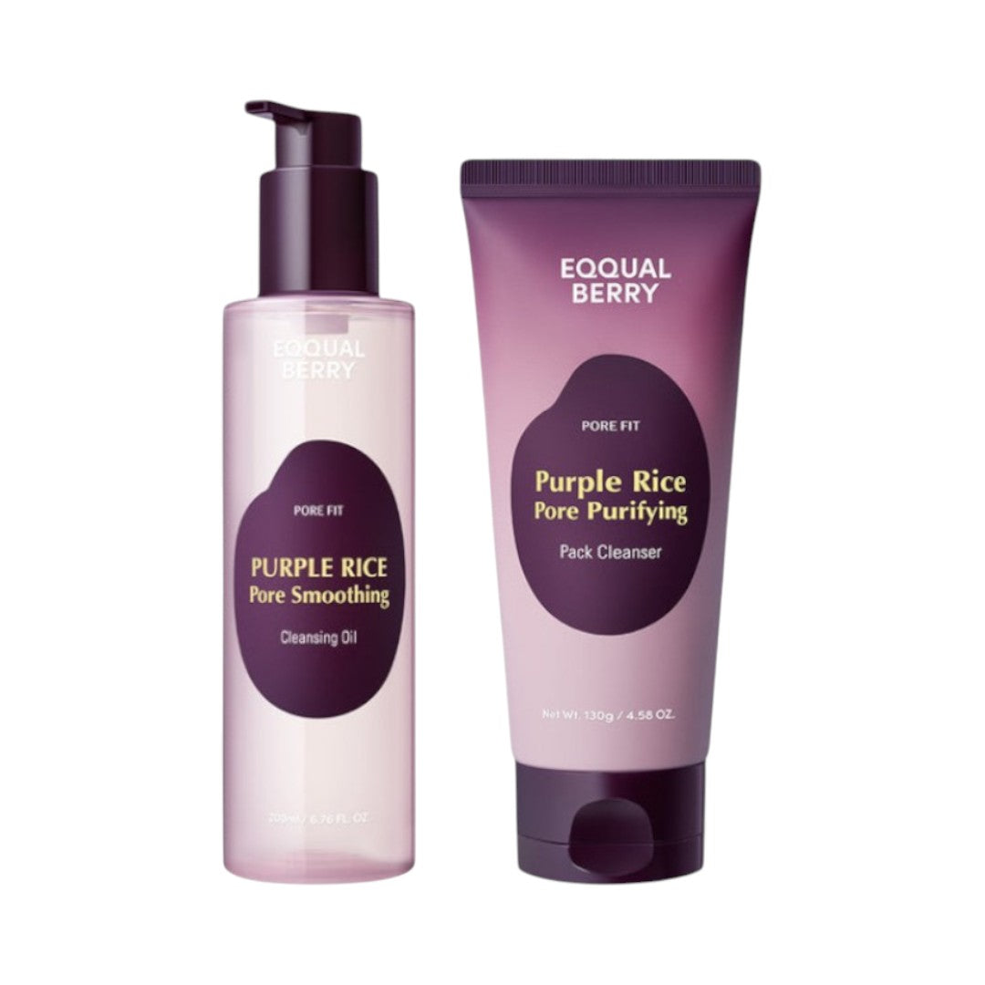 EQQUALBERRY - Purple Rice Cleansing Duo