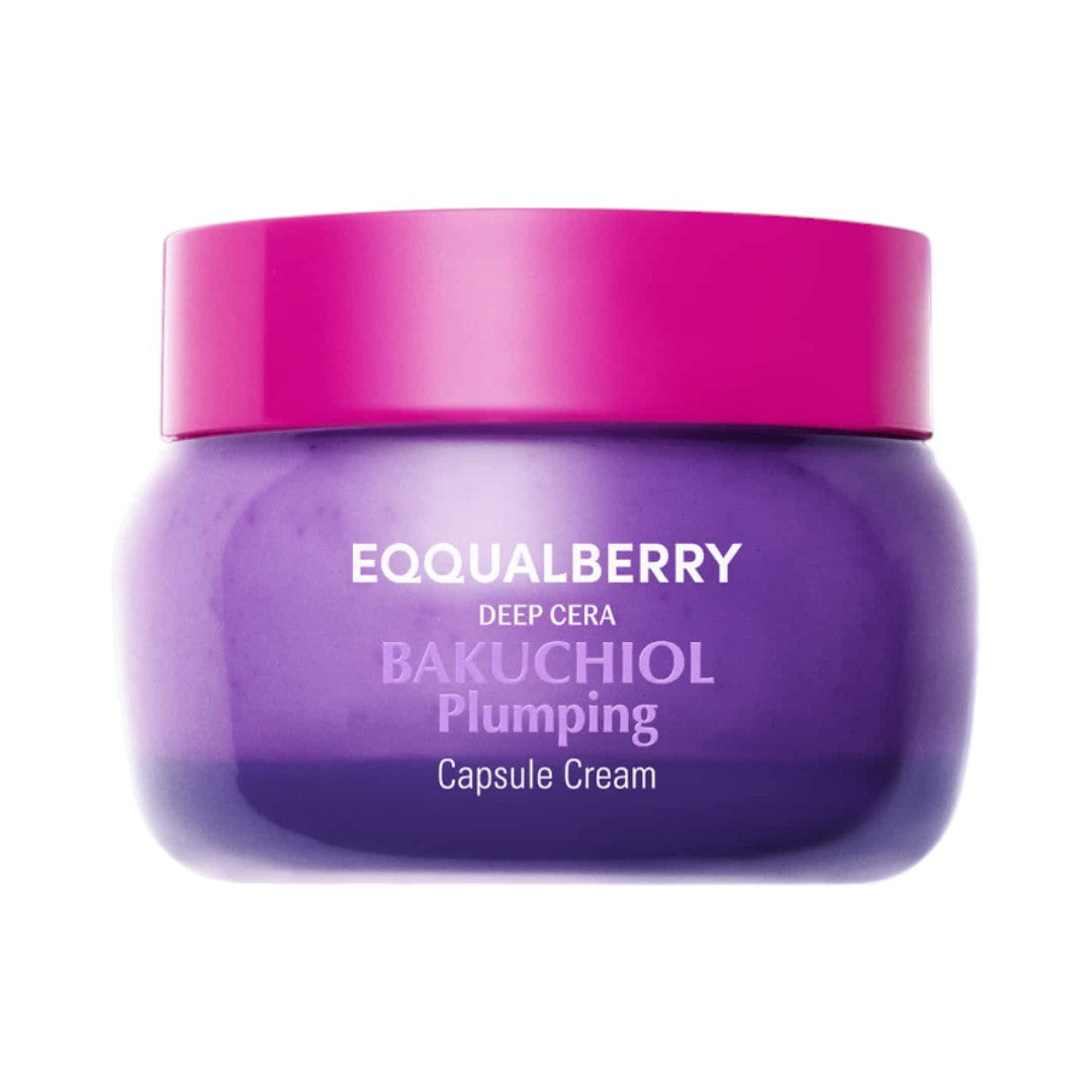 EQQUALBERRY - Bakuchiol Plumping Capsule Cream- feszesítő krém
