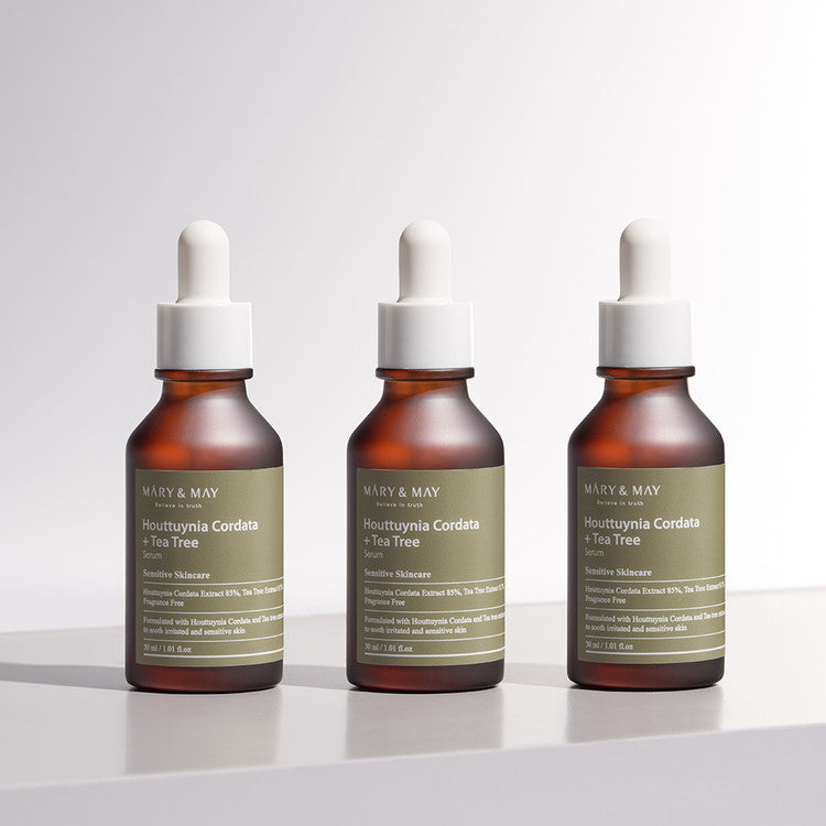 Mary&May - Houttuynia Cordata +Tea Tree Serum - Bőrnyugtató szérum - 30ml