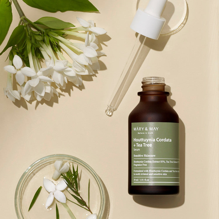 Mary&May - Houttuynia Cordata +Tea Tree Serum - Bőrnyugtató szérum - 30ml