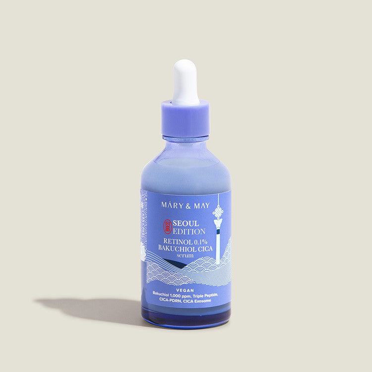 Mary&May - Retinol 0.1% Bakuchiol CICA Serum - Kezdő retinol szérum - 80ml
