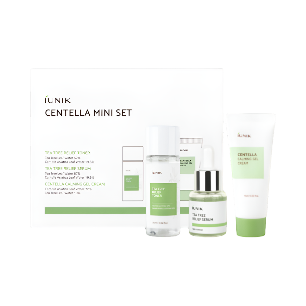 iUNIK - Centella Mini Set - Nyugtató arcápoló - Mini szett